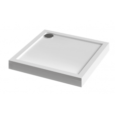 Душевой поддон AQUATEK Альфа DPL-0001 90х90 см низкий квадратный из литьевого мрамора Душевой поддон AQUATEK Альфа DPL-0001 90х90 см низкий квадратный из литьевого мрамора